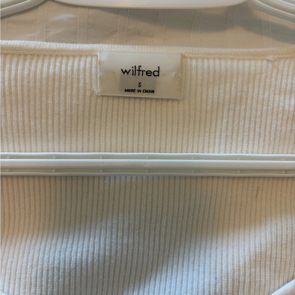 Wilfred Off-White Ribbed Top - Picture 2 of 2